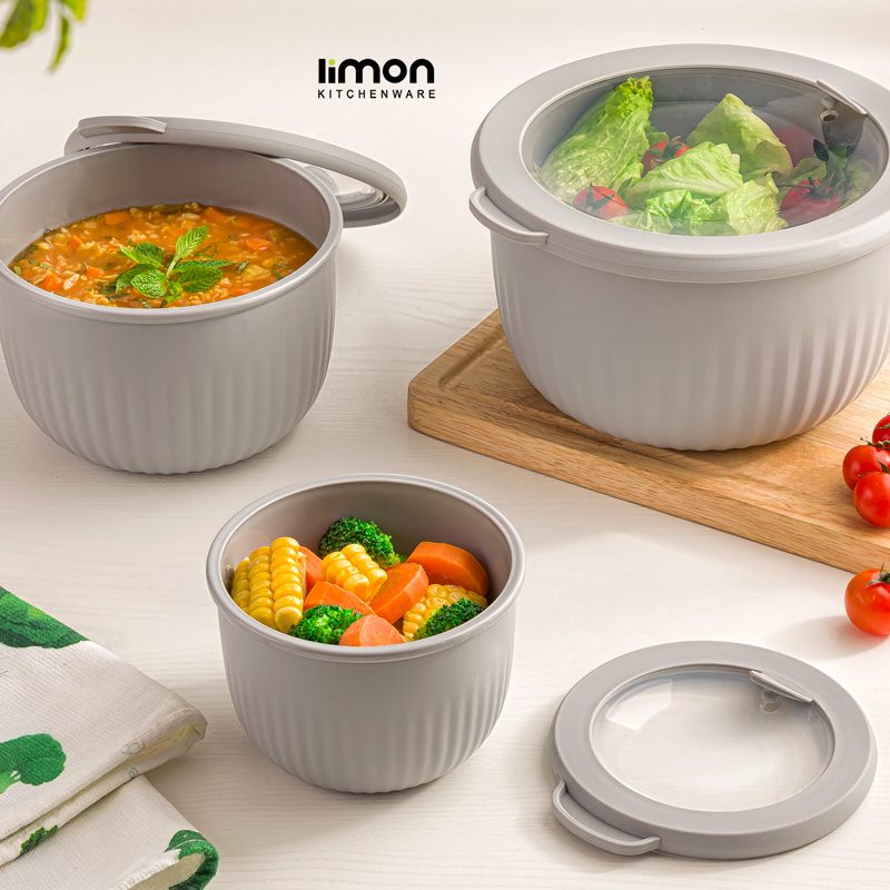 bowl set with vented lid