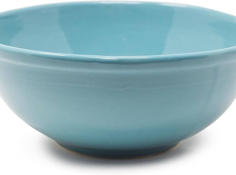bowl ceramic blue large