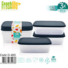 food storage box set x 3