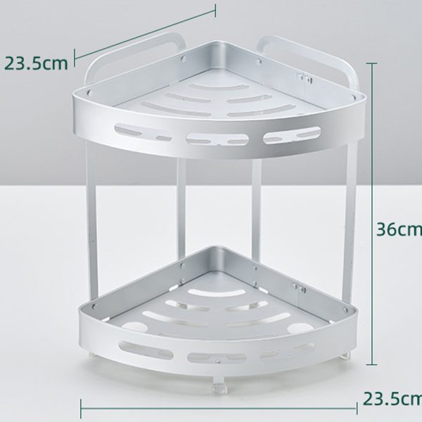 rack aluminum storage 2 layers