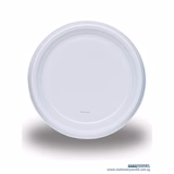plates round plastic x30